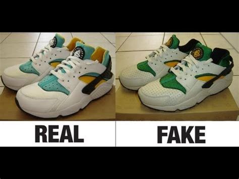 nike air huarache original vs fake|nike air huarache size chart.